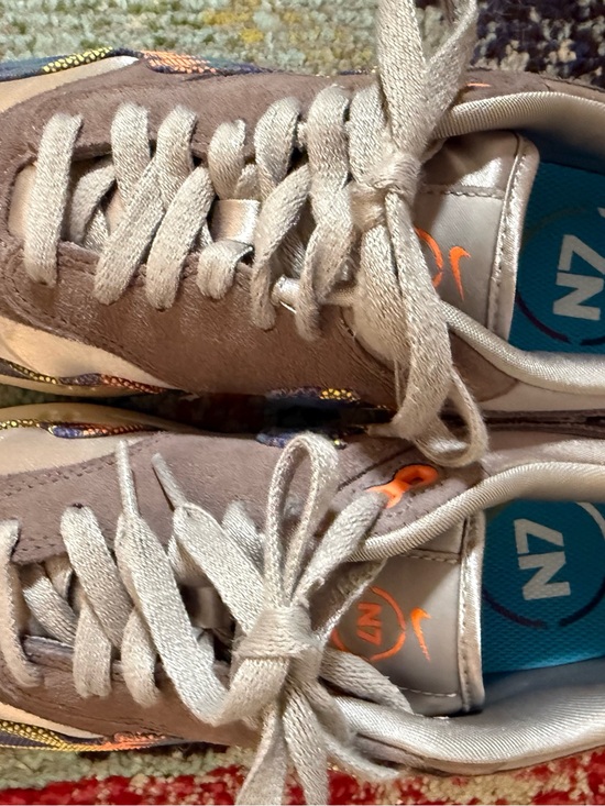 Nike Suede Sneaker Multicolor Mosaic Panels Worn Once Like new Box included